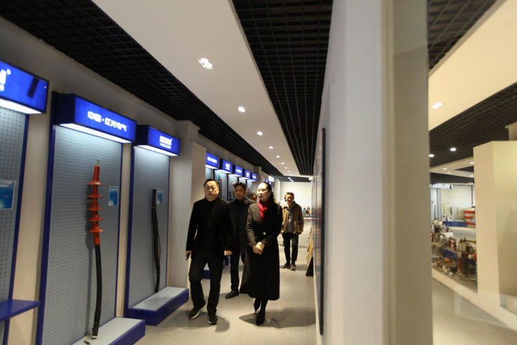 乐清市副市长陈微燕一行莅临NG电子游戏电气集团考察调研