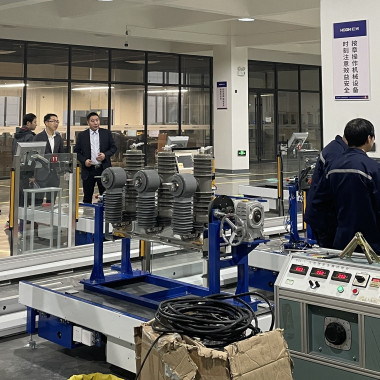 国网浙江乐清市供电有限公司总司理李建宇一行莅临NG电子游戏电气集团调研